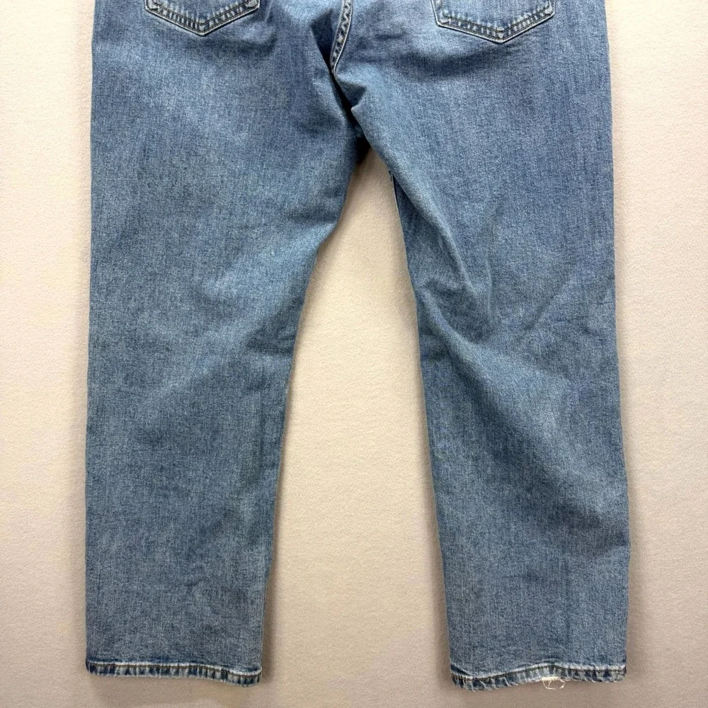 Levi's 559 Jeans Mens 40x30 Blue Denim Ripped Red Tab‎ Relaxed Fit Straight Wide